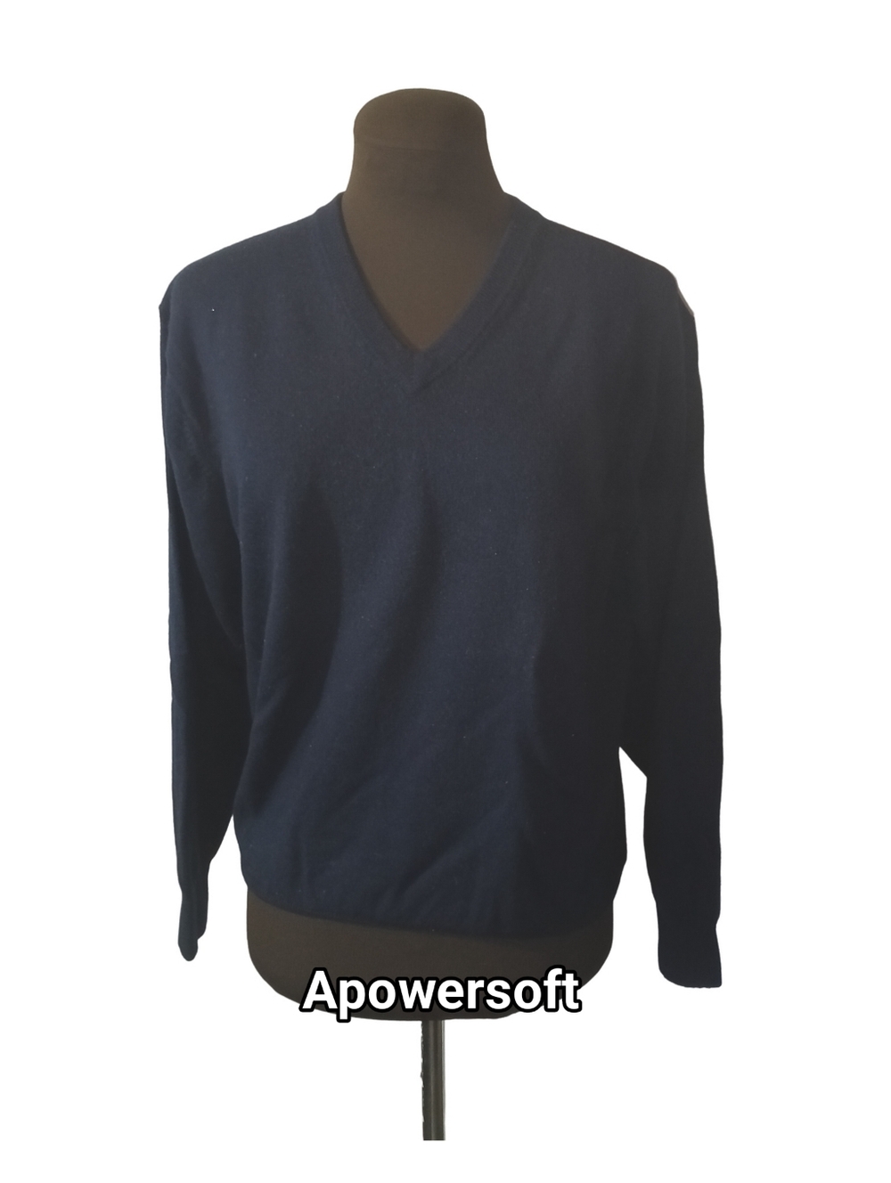 Classic V-Neck Merino Wool Sweater — Jos. A. Bank — Size Large